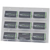 9 Pocket Wall Mount Clear Acrylic Business Card Holder