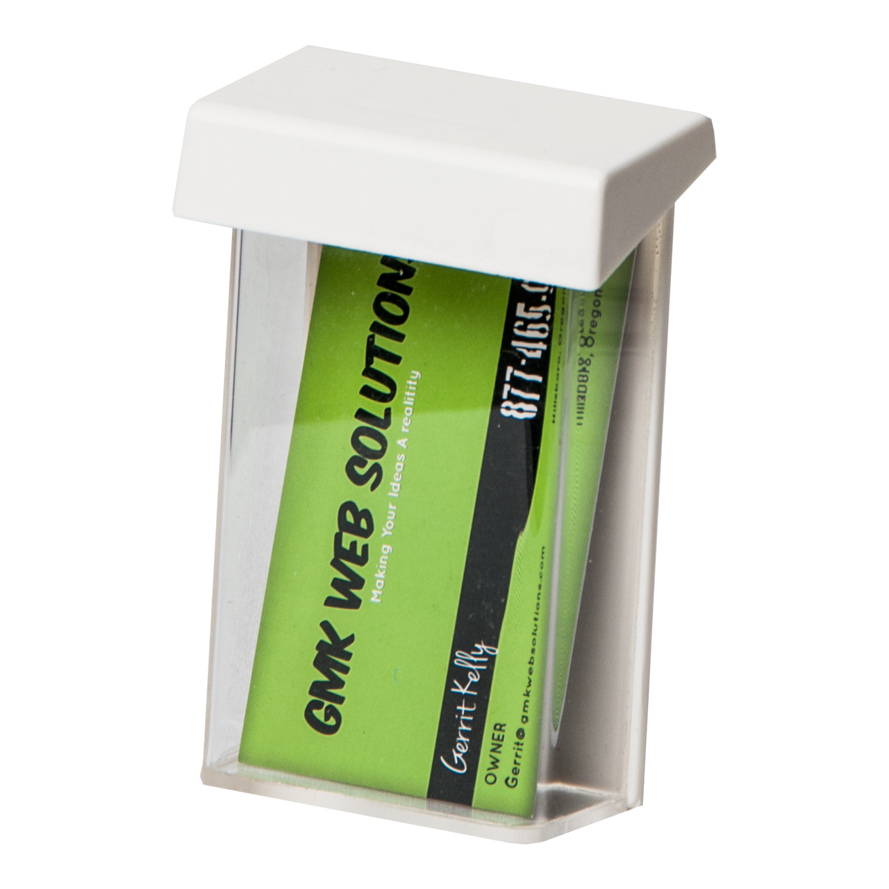 Outdoor Business Card Holder Plastic Outdoor Business Card Holder