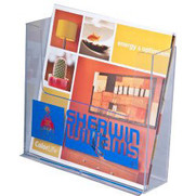 7.5 Literature Wall Mount Brochure Holder