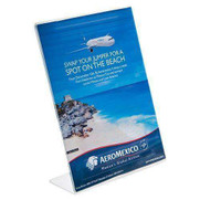 6x8 Slant Back Sign Holder Display 6x8 Slant Back Sign Holder Display