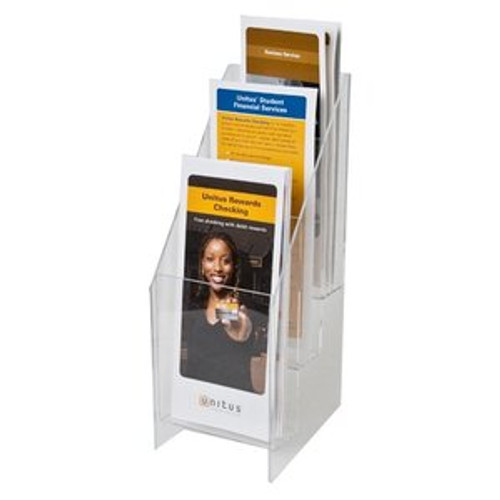 4x9 Brochure Holder 3 Pockets 3 Tiers 4x9 Brochure Holder 3 Pockets 3 Tiers