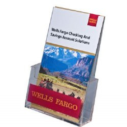 6x8 Half Sheet Wall Mount Brochure Holder