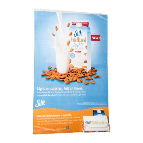 11x17 Wall Mount Sign Holder with BC Pocket Display 11x17 Wall Mount Sign Holder with BC Pocket Display