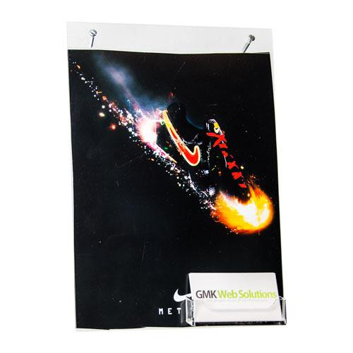8.5x11 Wall Mount Sign with BC and Holes Display 8.5x11 Wall Mount Sign with BC and Holes Display