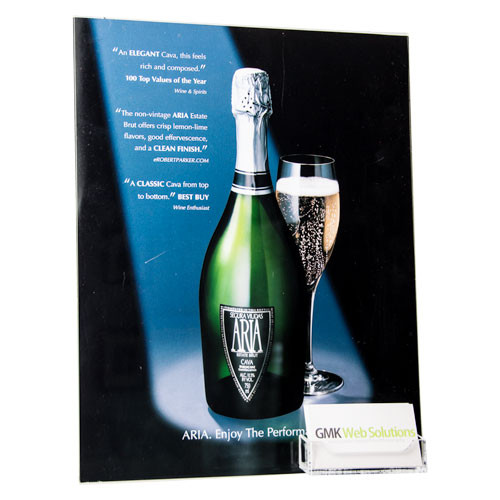 11x14 Wall Mount Sign Holder with Business Card Pocket and Mounting Holes 11x14 Wall Mount Sign Holder with Business Card Pocket and Mounting Holes