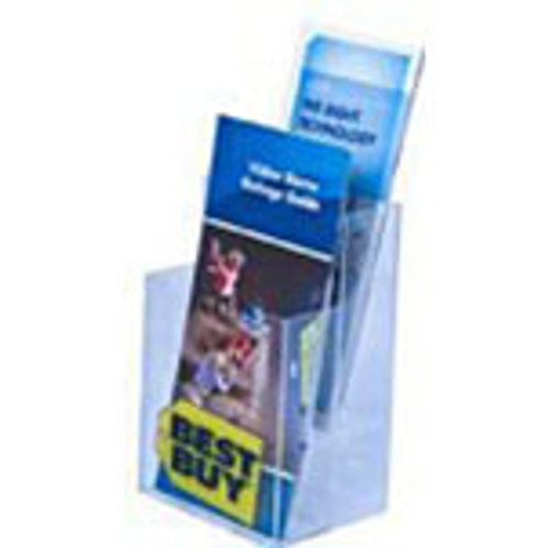4x9 Brochure Holder Two Tiers Extra Wide Pockets Display 4x9 Brochure Holder Two Tiers Extra Wide Pockets Display