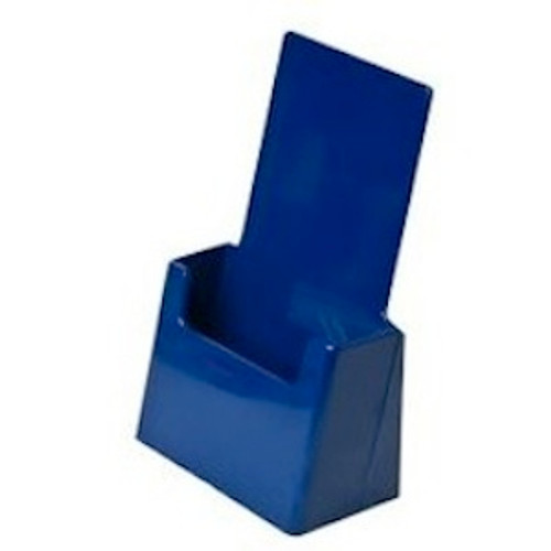 4x9 Tri-fold Blue Brochure Holder 4x9 Tri-fold Blue Brochure Holder