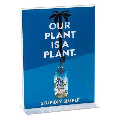6x8 Bottom Load Sign Holder Display