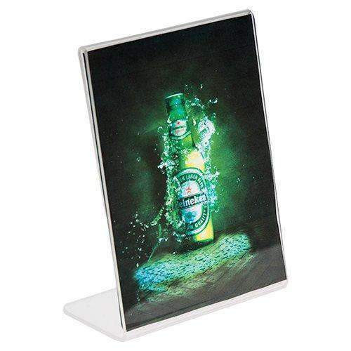 4x5 Slant Back Sign Holder Display