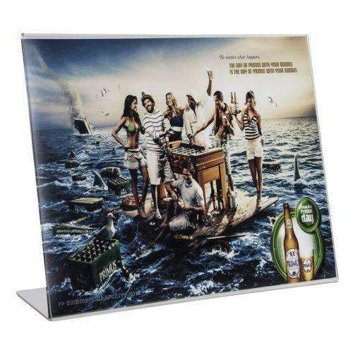 14x11 Slant Back Sign Holder Display 14x11 Slant Back Sign Holder Display