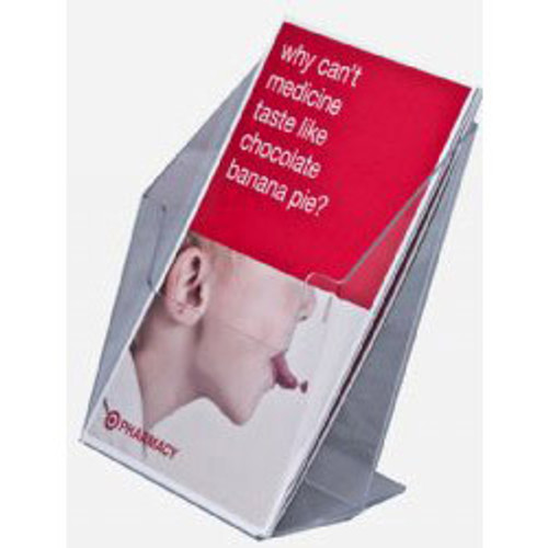 5.5 Wide Brochure Holder with 3 inch depth