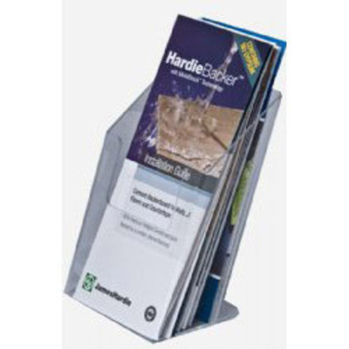 4x9 Clear Acrylic Brochure Holder with 3 inch depth 4x9 Clear Acrylic Brochure Holder with 3 inch depth