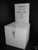 12x12 White Ballot Box Sign Holder and Lock