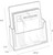 8.5 x 11 brochure holder dimensions clear acrylic slant back display with measurements and capacity