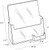8.5X11 Brochure Holder with BC Pocket Diagram
