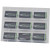 9 Pocket Wall Mount Clear Acrylic Business Card Holder