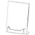 5x7 Acrylic Sign Holder with Business Card Pocket Diagram