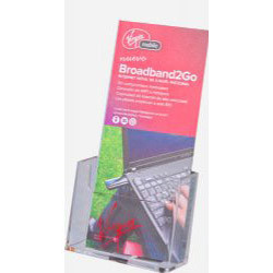 4x9 Angled Wall Mount Brochure Holder
