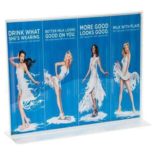 11x8.5 Bottom Load Sign Holder Display