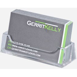 4x2 Clear Acrylic Business Card Holder Horizontal