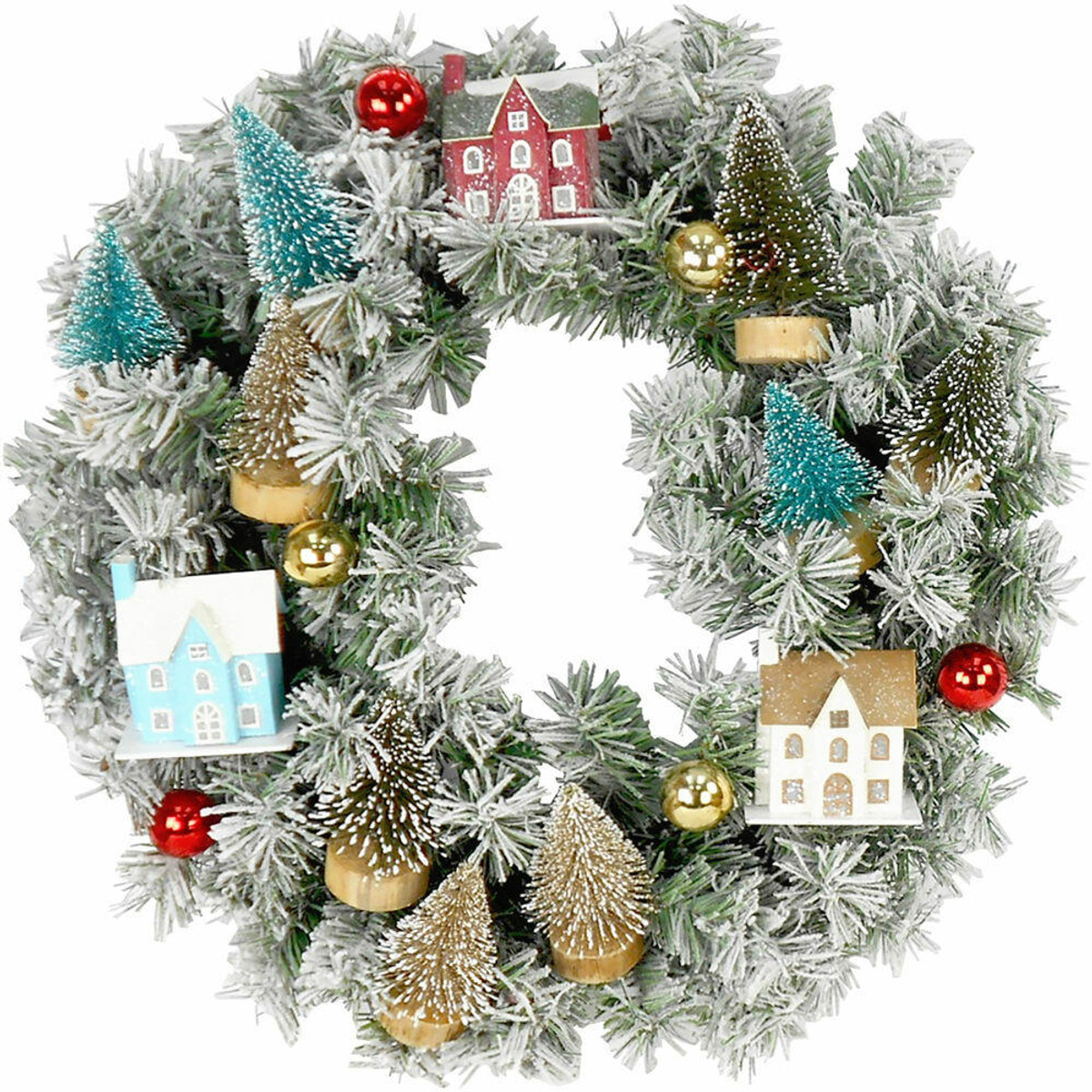 Fraser Hill Farm Bright Christmas 6-Piece Decorating Kit: Wreath