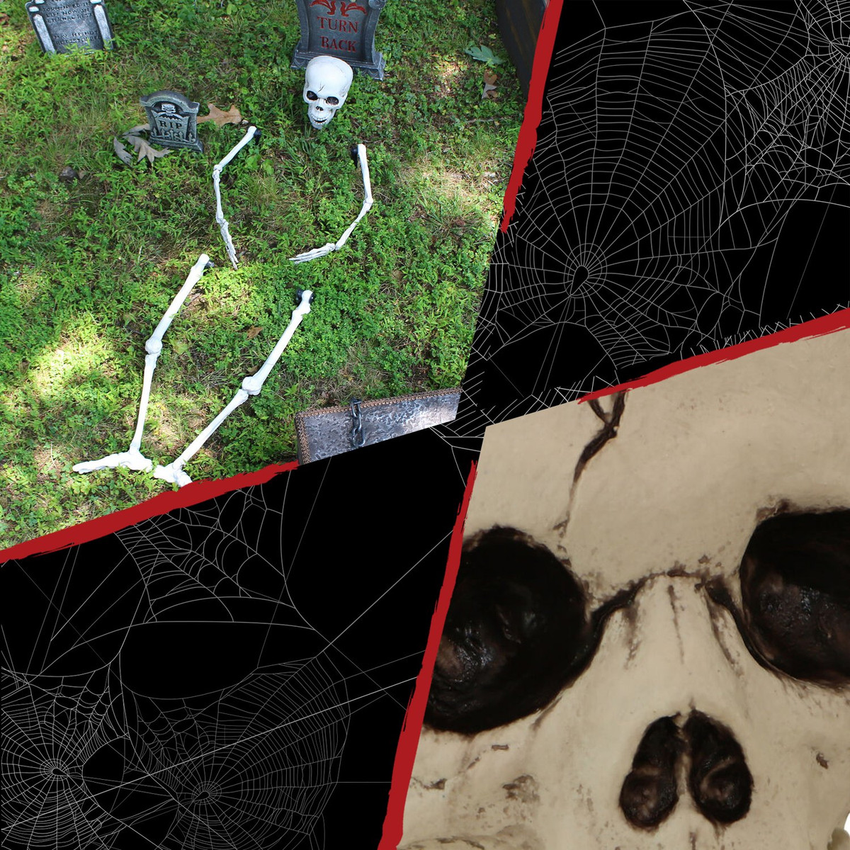 Ground-Breaking Skeleton Stakes, Outdoor Halloween Lawn Decoration