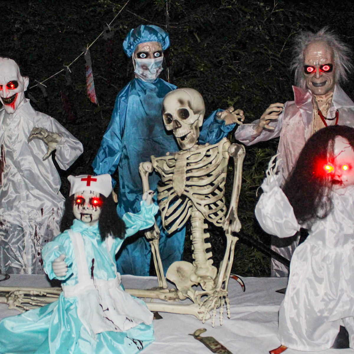 Haunted Hill Farm Igor the 5-ft. Poseable Skeleton, Indoor/Covered Outdoor Halloween Decoration