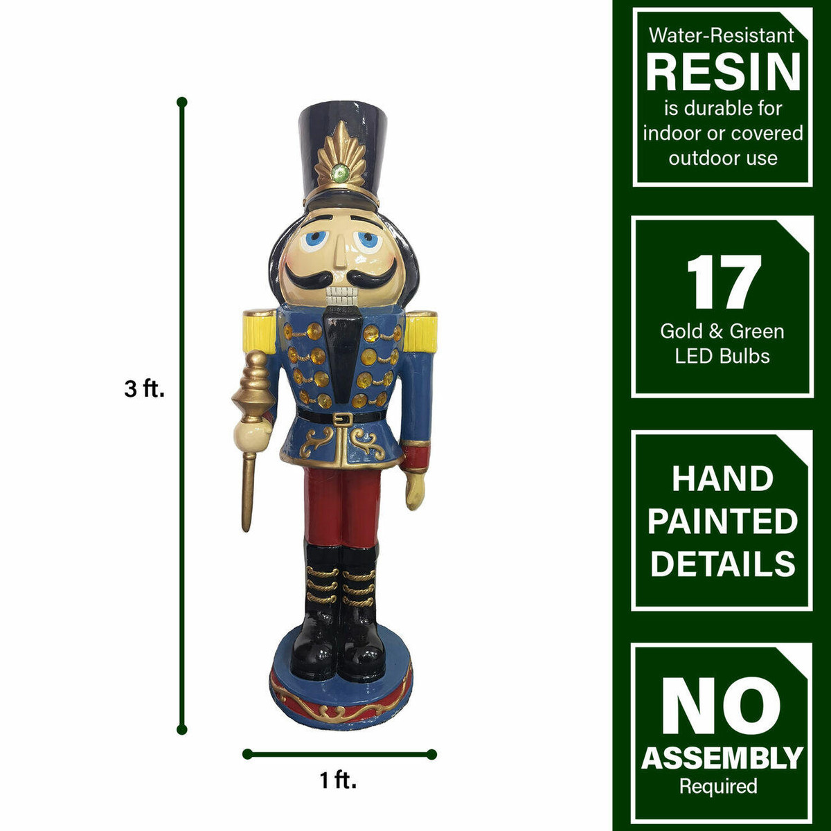 3 ft nutcracker soldier Clearance