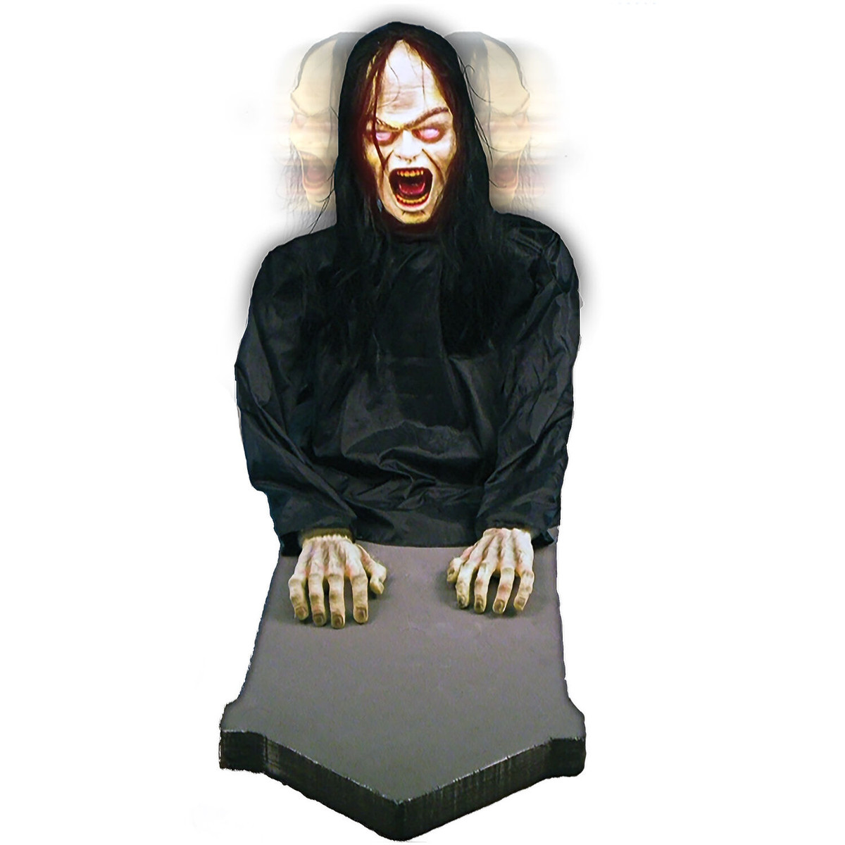 Haunted Hill Farm Resurrection Mary by Tekky, Premium Halloween Animatronic for Indoor or Covered Outdoor, Battery Operated