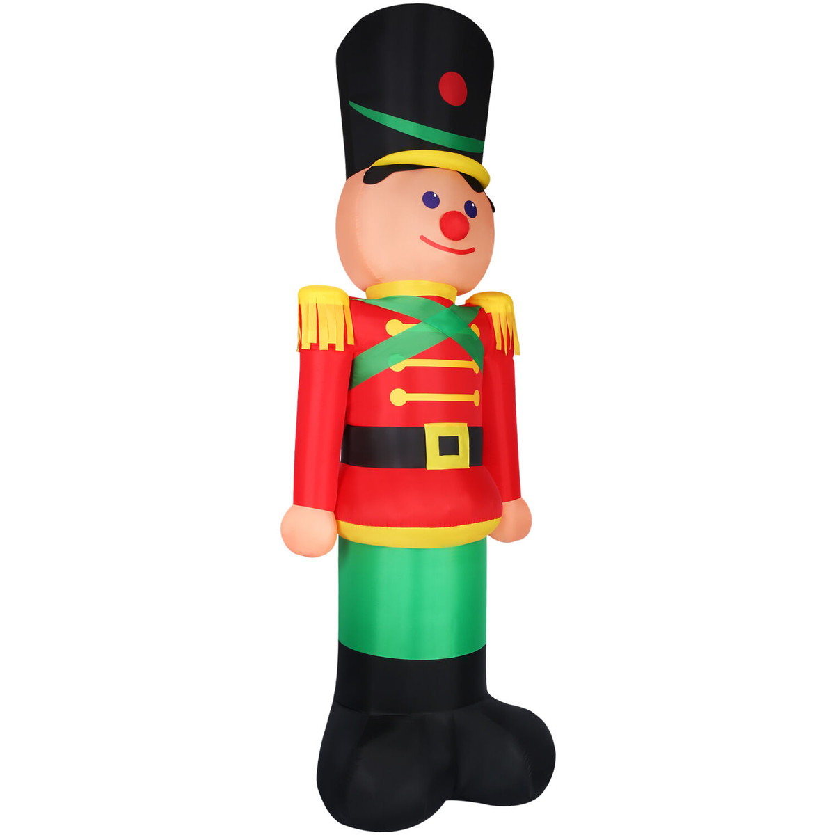 Fraser Hill Farm 12-Ft. Tall Prelit Nutcracker Inflatable