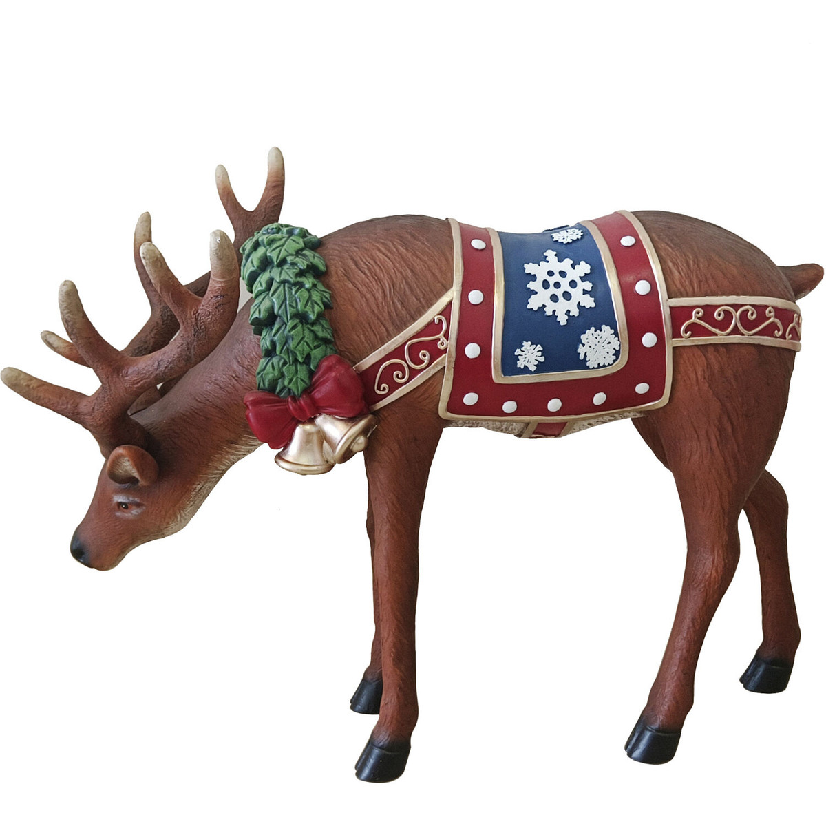 Fraser Hill Farm 30-inch Fiberglass Reindeer Figurine