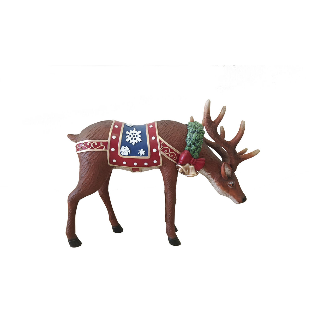 Fraser Hill Farm 30-inch Fiberglass Reindeer Figurine