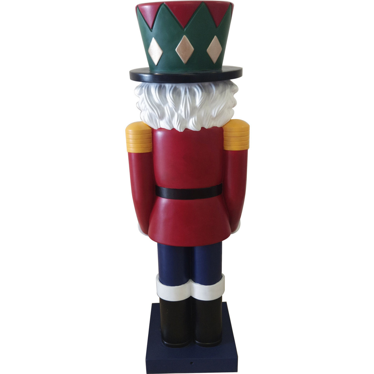 Fraser Hill Farm 60-inch Fiberglass Nutcracker Figurine with Music and Countdown