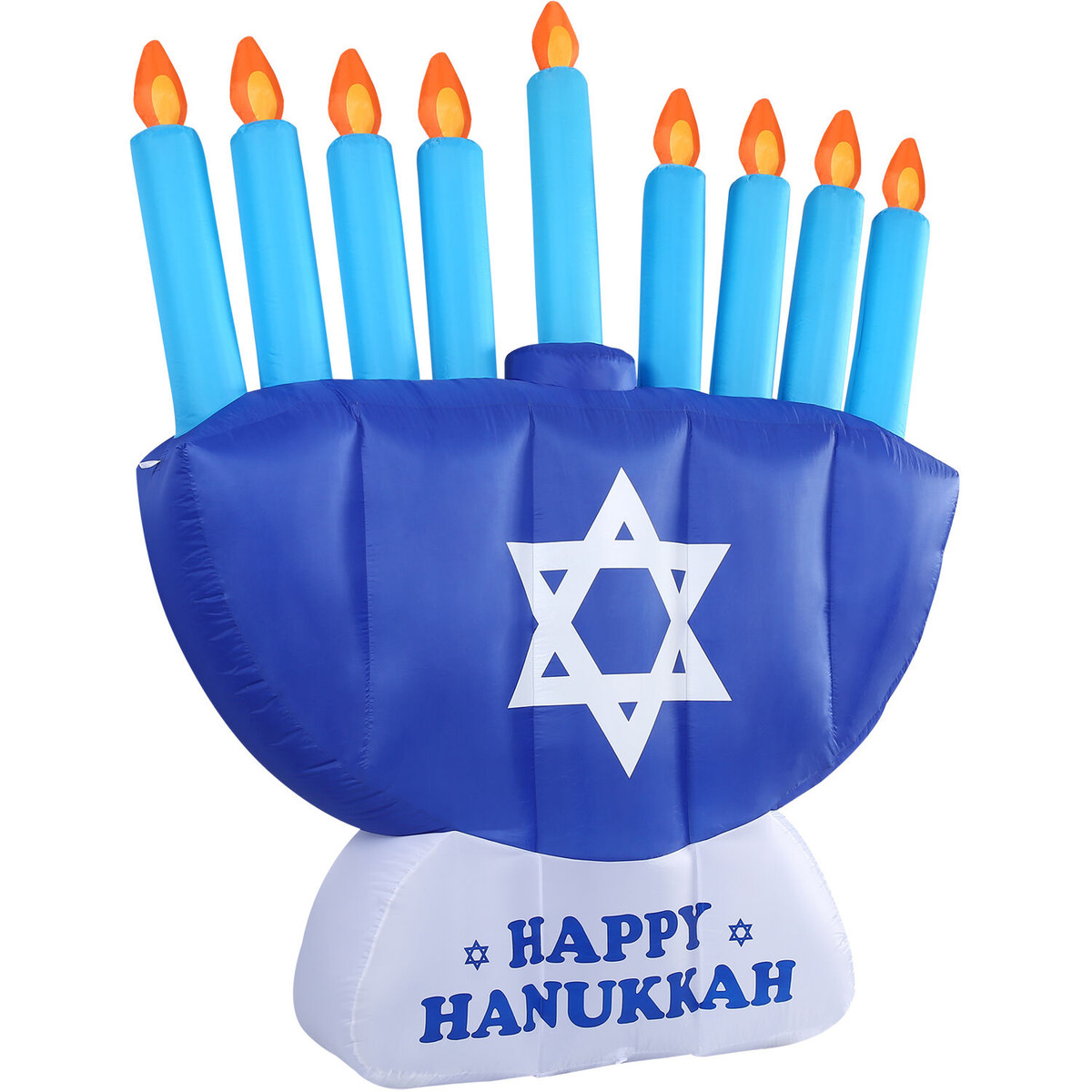 Fraser Hill Farm 8-Ft. Tall Prelit Menorah Inflatable
