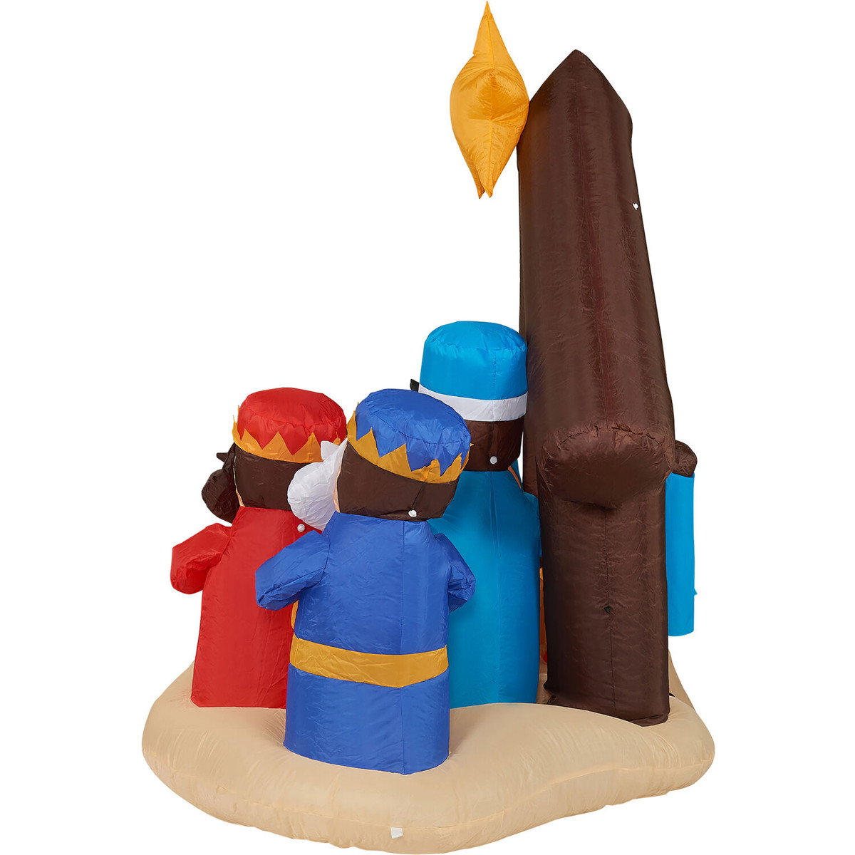 Fraser Hill Farm 6.5-Ft. Wide Nativity Scene, Blow Up Inflatable with Lights and Storage Bag