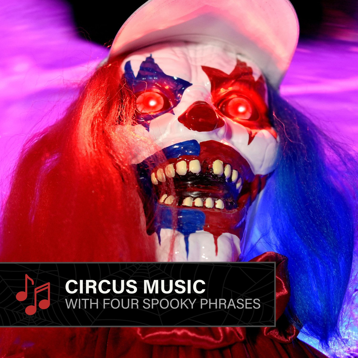 7.1-Ft. Standing Animated Painting Clown Animatronic