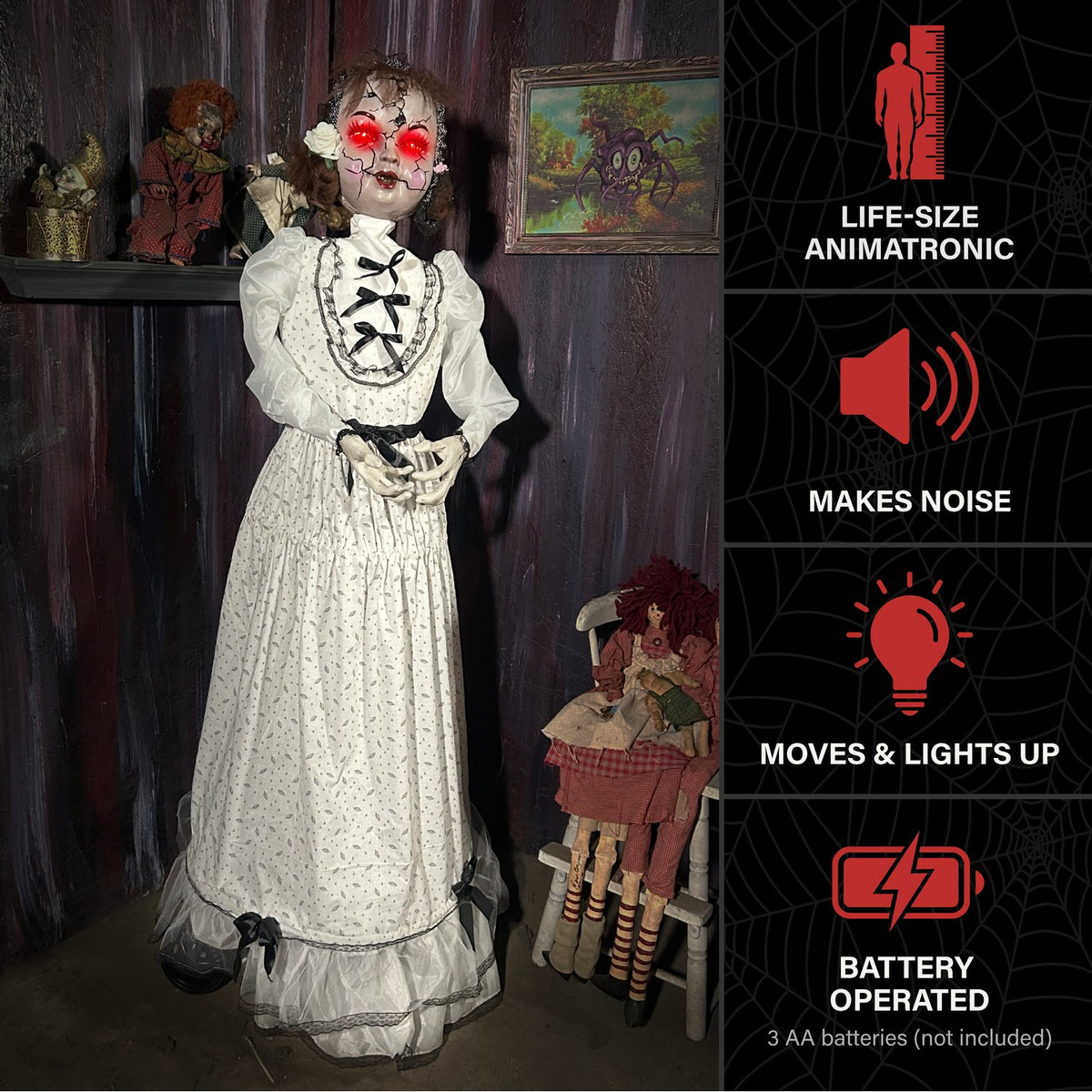 5.6-Ft. Walking Girl Animatronic