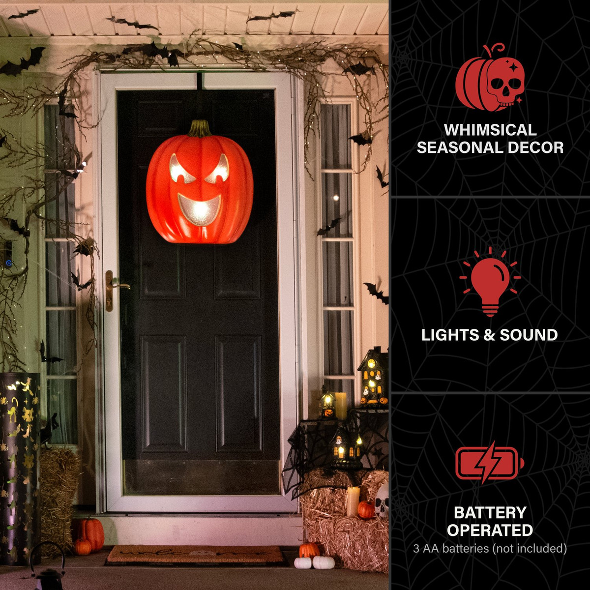 1.8-Ft. Pumpkin Flatback Décor
