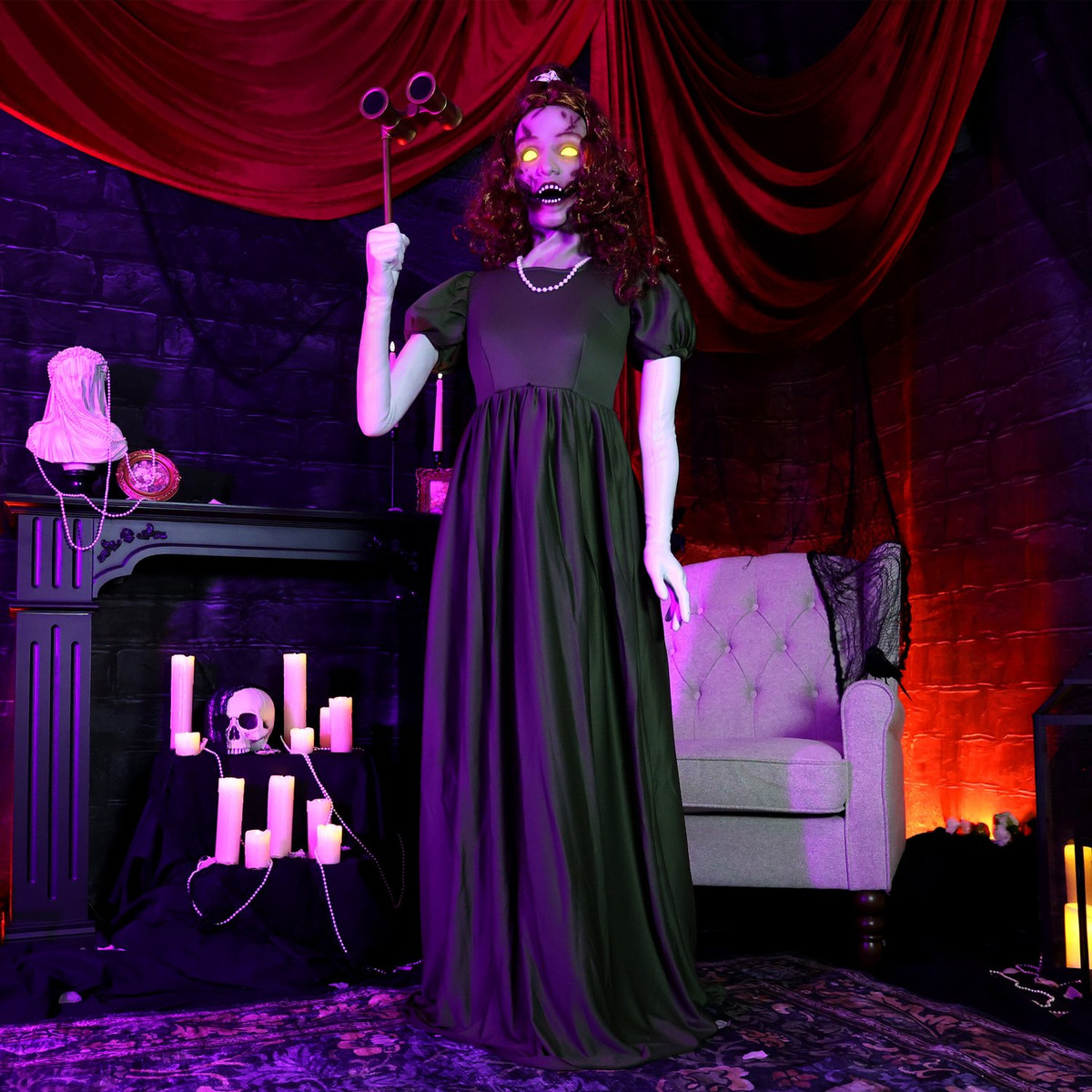 5.8-Ft. Bridgertomb Woman Animatronic