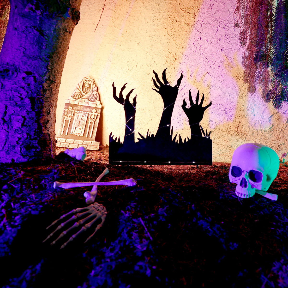 2-Ft. LED Zombie Arms — Halloween Zombie Decoration | Haunted Hill