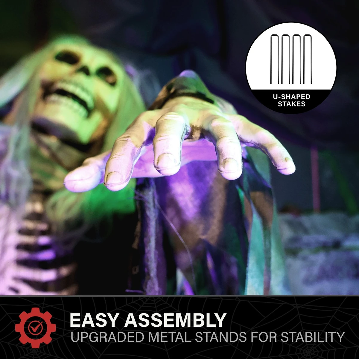 7.4-Ft. Floating Reaper Animatronic