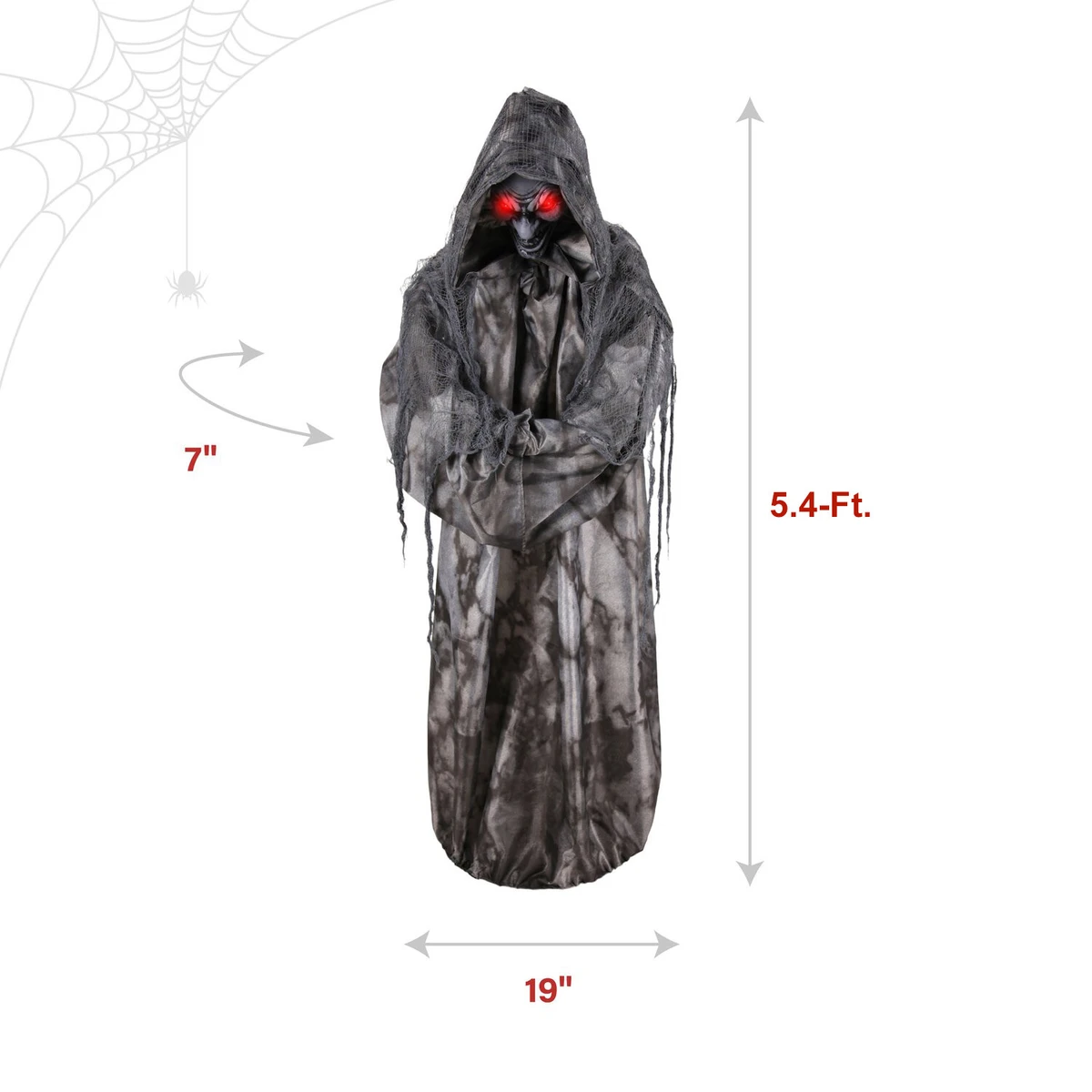 5.4-Ft. Standing Jump Scare Witch Animatronic