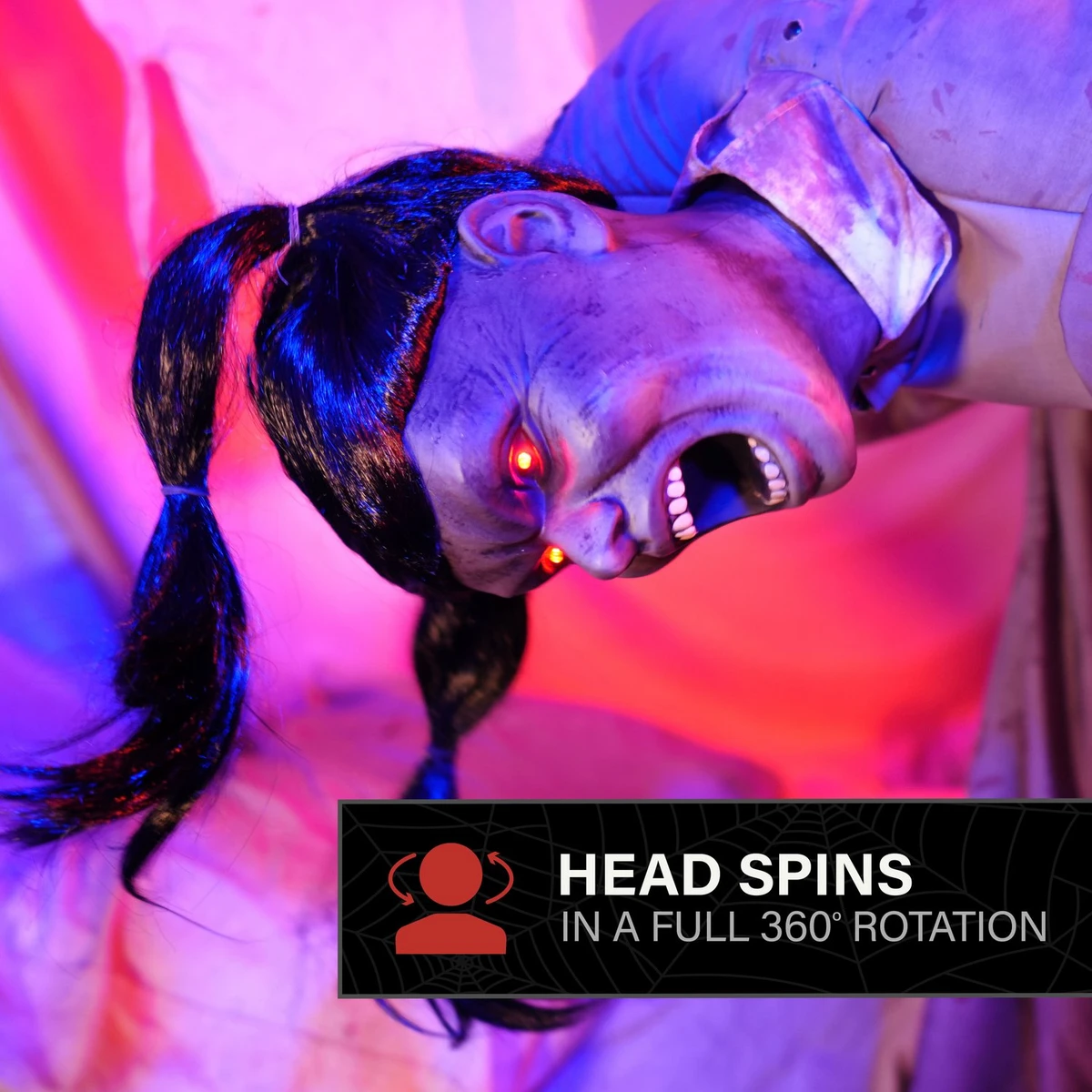 4.6-Ft. Head Spinning Beatrix Animatronic