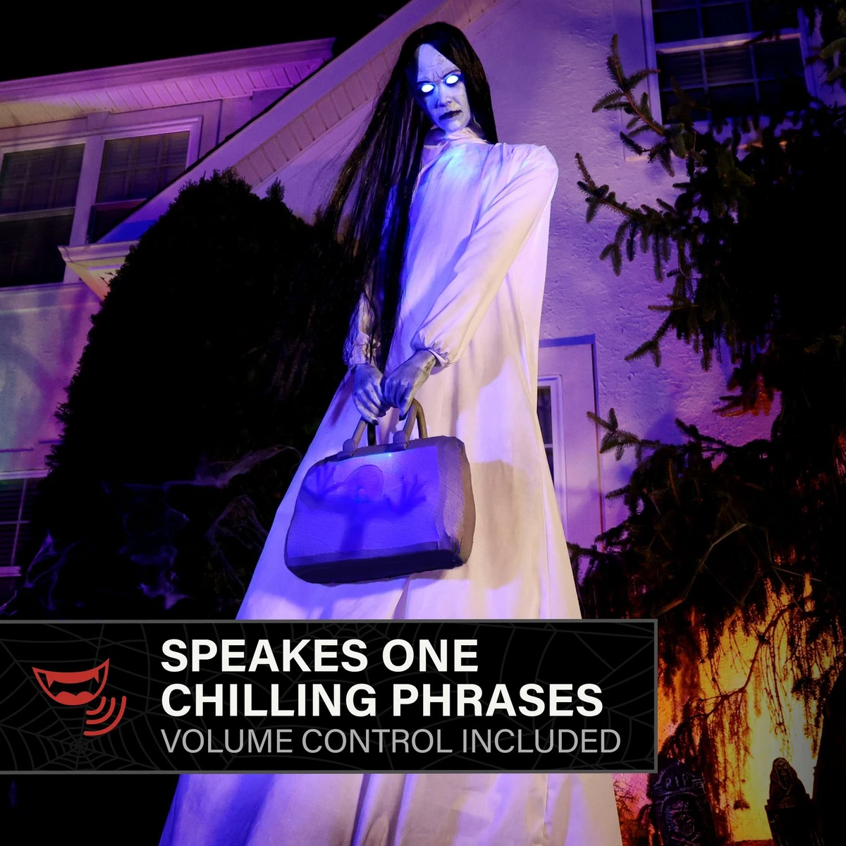 6.9-Ft. Tall Specter Lady Animatronic