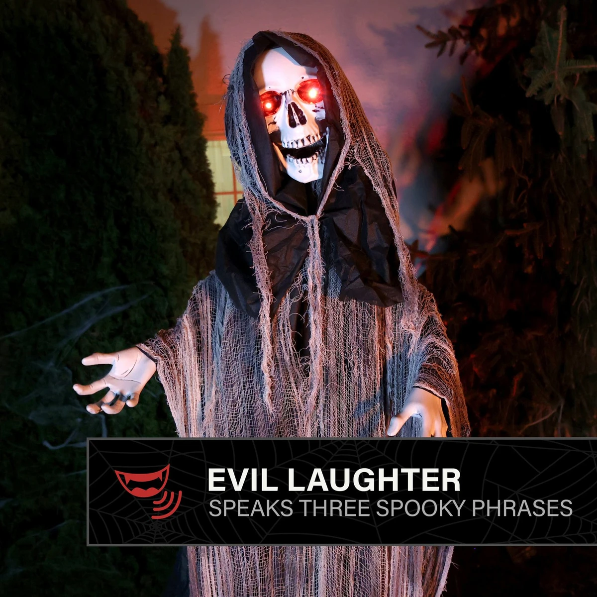 7.1-Ft. Standing Animated Reaper Animatronic