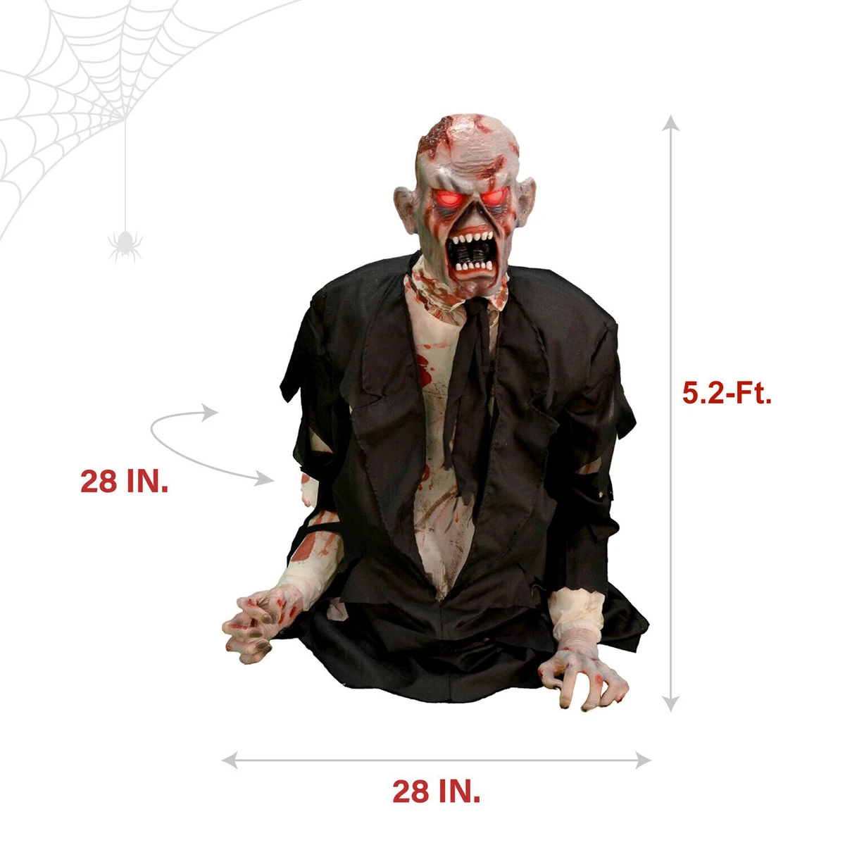 5.2-Ft. Damien by Tekky, Premium Halloween Animatronic