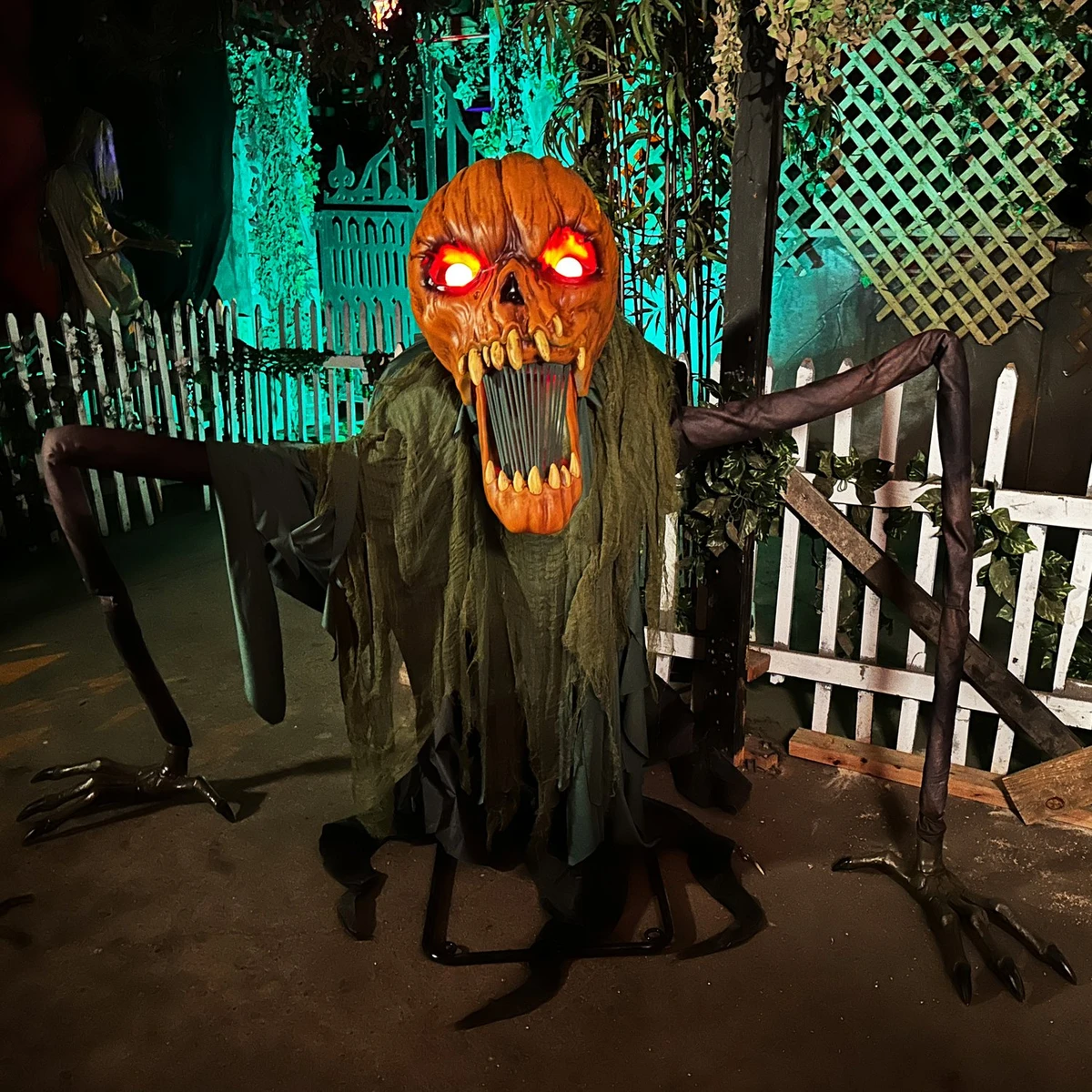 4.5-Ft. Scary Groundbreaking Jack Halloween Animatronic by Tekky