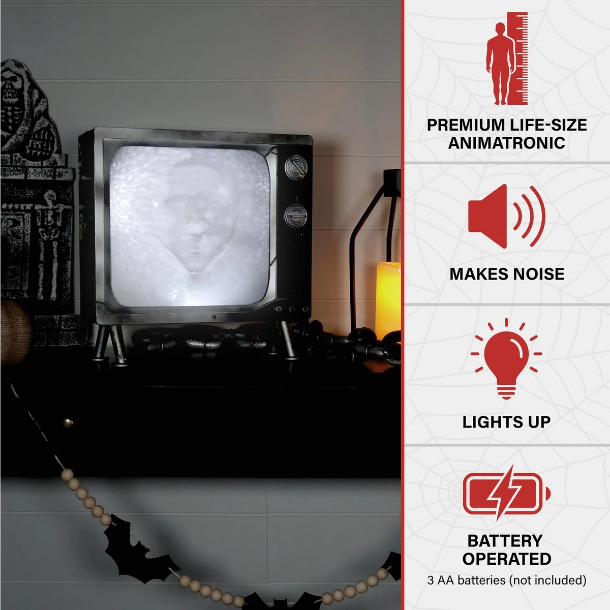 Haunted TV by Tekky, Premium Halloween Animatronic