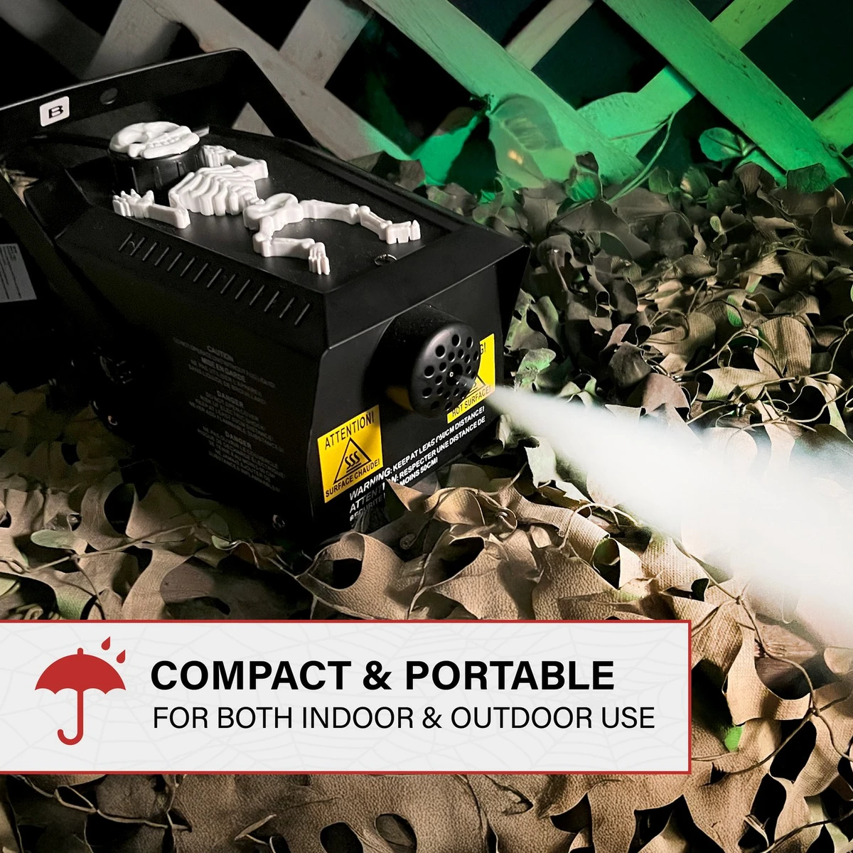 Fog & Smoke Machine with Wireless Remote