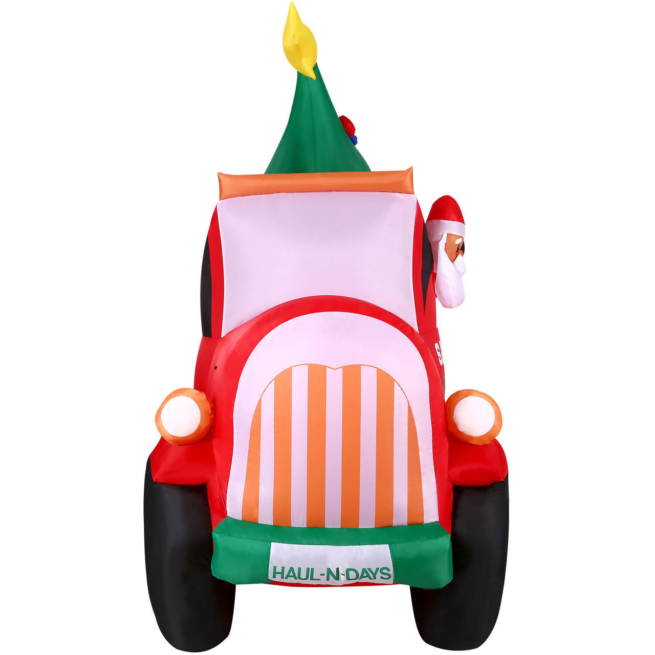Fraser Hill Farm 6Ft. Tall PreLit Inflatable Christmas Pickup Truck